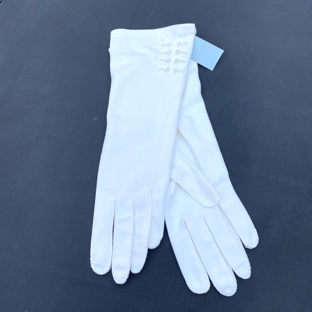 Van Raalte Vintage Women’s Long White Gloves NWT